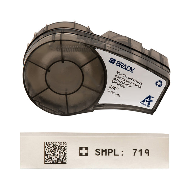 M211 and M210 Dissolvable Paper Labels