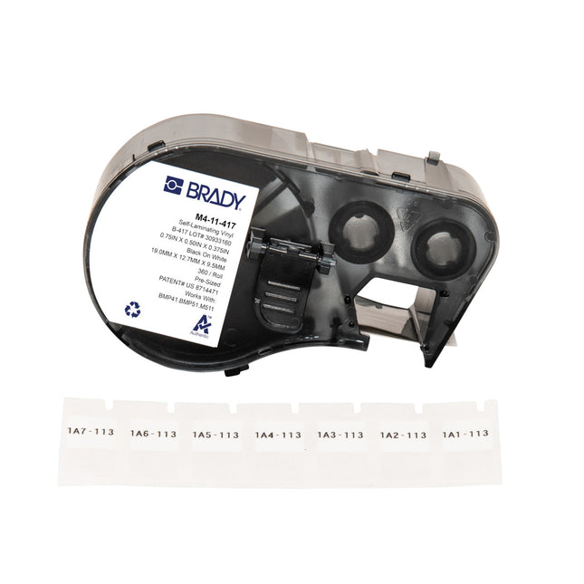 M410 BMP41 M510 BMP51 BMP53 M511 Selflaminating Vinyl Wire and Cable Labels