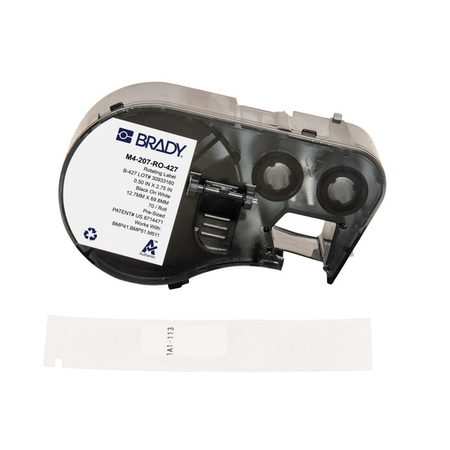 Rotating Selflaminating Vinyl Labels for M410 BMP41 M510 BMP51 BMP53 and M511