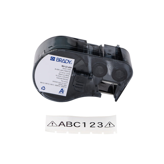 Aggressive Adhesive MultiPurpose Nylon Labels for M410 M510 and M511 Printers