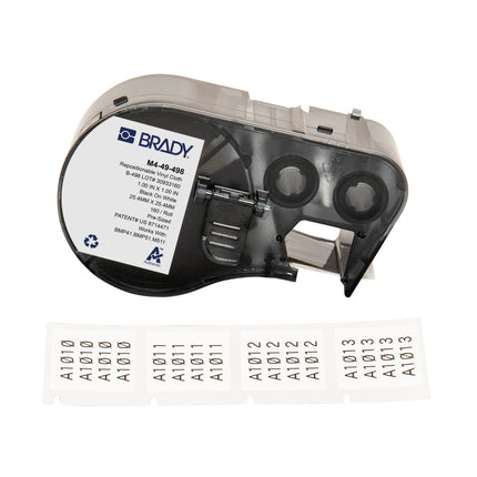 M410 BMP41 M510 BMP51 BMP53 M511 Repositionable Vinyl Cloth Wire and Cable Labels