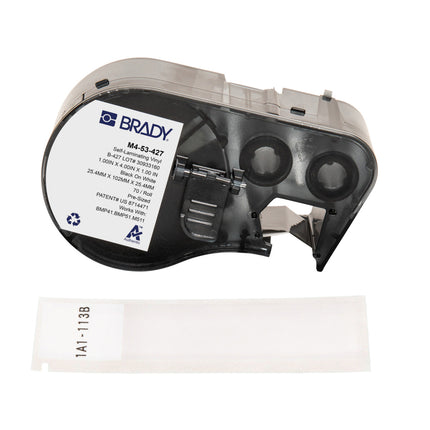 M410 BMP41 M510 BMP51 BMP53 M511 Selflaminating Vinyl Wire and Cable Labels