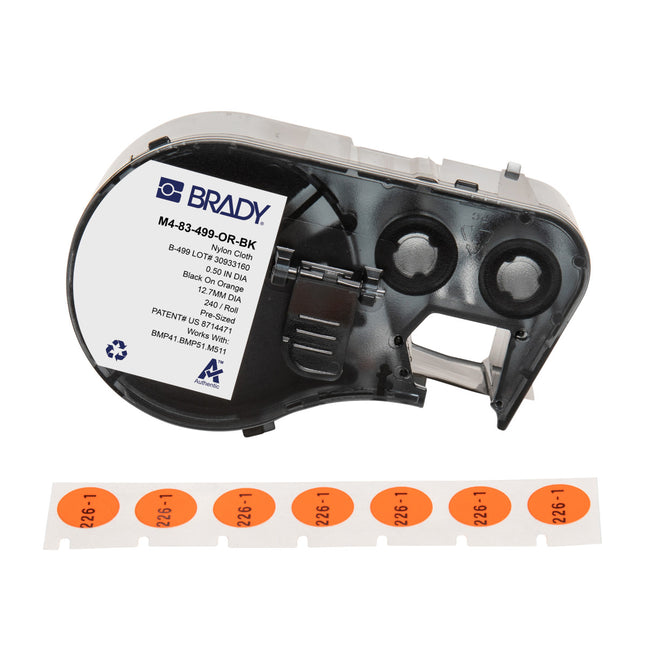 M410 BMP41 M510 BMP51 BMP53 M511 Nylon Cloth Wire and Vial Laboratory Labels