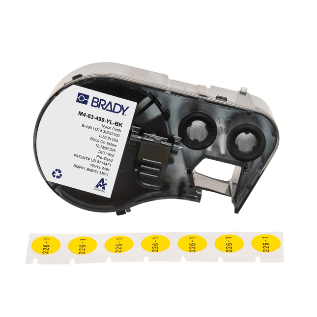 M410 BMP41 M510 BMP51 BMP53 M511 Nylon Cloth Wire and Vial Laboratory Labels