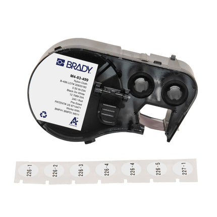 M410 BMP41 M510 BMP51 BMP53 M511 Nylon Cloth Wire and Vial Laboratory Labels