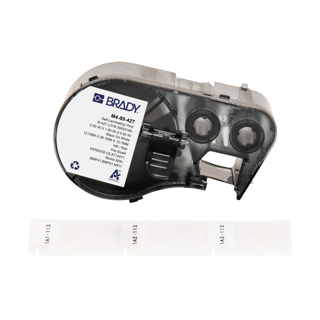 M410 BMP41 M510 BMP51 BMP53 M511 Selflaminating Vinyl Wire and Cable Labels