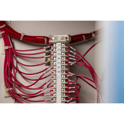 M410 BMP41 M510 BMP51 BMP53 M511 Continuous Repositionable Vinyl Cloth Terminal Block Labels