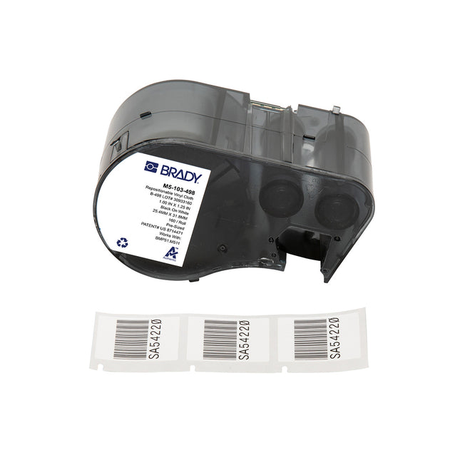 M510 BMP51 BMP53 M511 Repositionable Vinyl Cloth Wire and Cable Labels