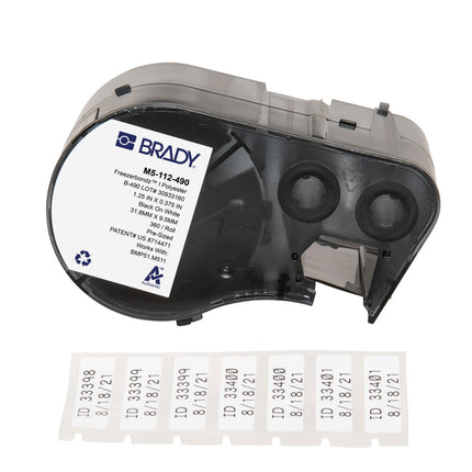 M510 BMP51 BMP53 M511 Polyester Cryogenic Laboratory Labels