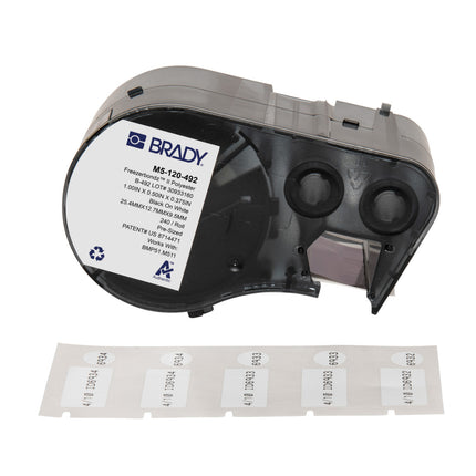 M510 BMP51 BMP53 M511 Ultra Thin Polyester Laboratory Labels with Vial Top