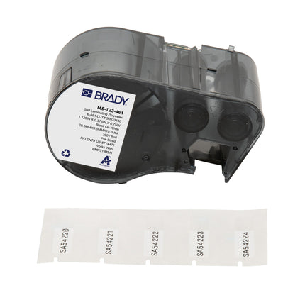 M510 BMP51 BMP53 M511 Selflaminating Polyester Cryogenic Laboratory Labels