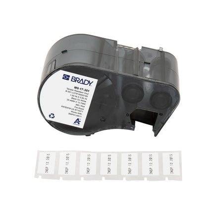 M510 BMP51 BMP53 M511 Destructible Vinyl Tamperresistant Labels