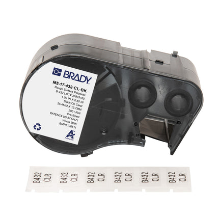 M510 BMP51 BMP53 M511 Clear Polyester High Adhesion Circuit Board and Panel Labels