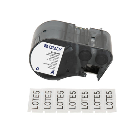 M510 BMP51 BMP53 M511 Metallised Polyester Asset and Panel Component Labels