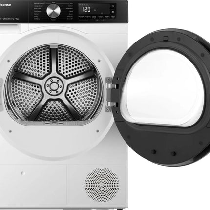 Hisense 9 Kg Heat Pump Tumble Dryer Inverter Wi Fi White | DH3S902BW3