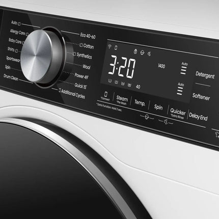 Hisense 10.5 Kg Front Load Washing Machine Inverter Wi Fi Auto Dosing White | WF5S1045BW