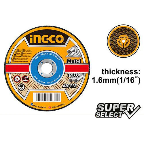 INGCO 7-Inches Abrasive Metal Cutting Disc MCD161801