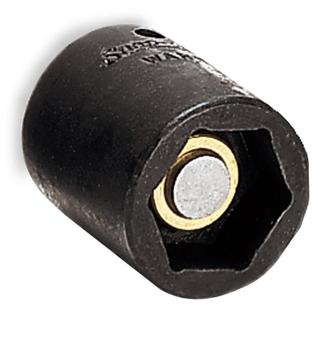 Snap-on 1/4" Drive 6-Point SAE 1/4" Flank Drive® Shallow Magnetic Power Socket | MGM8D