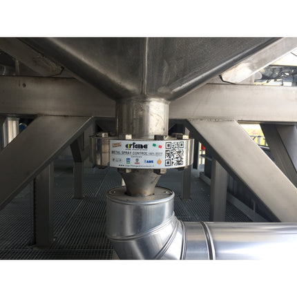 Flange Guard  Metal Spray Control