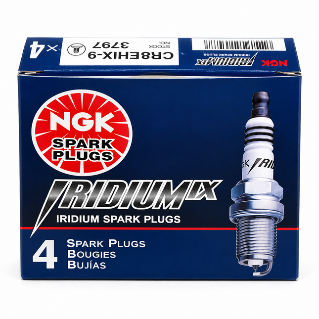 NGK CR8EHIX9 Iridium IX Spark Plugs 3797 Set of 4