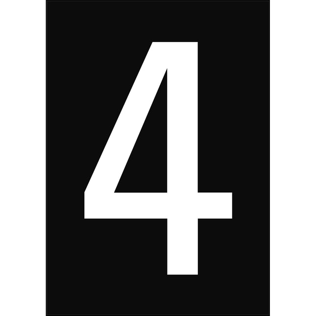 A4 Number and Letter Labels