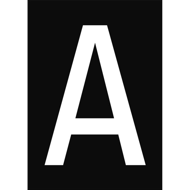 A4 Number and Letter Labels