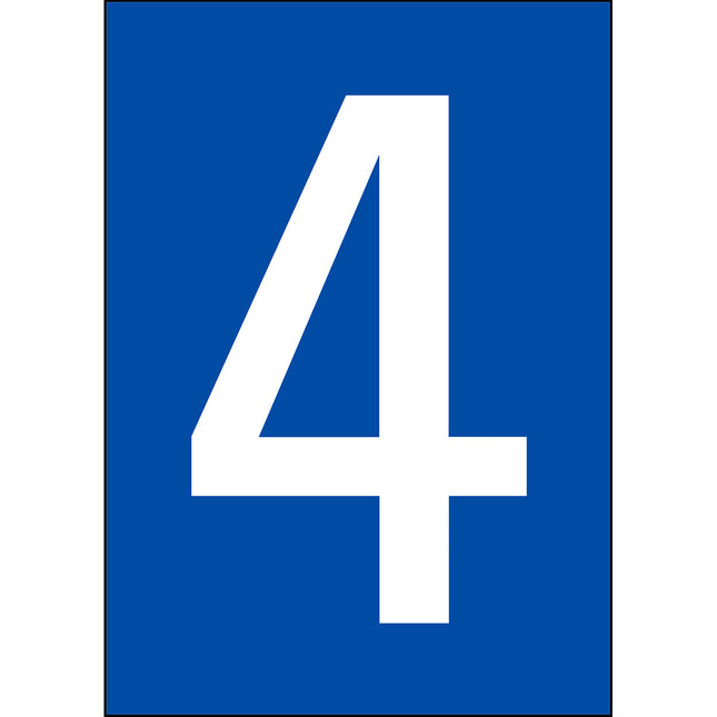 A4 Number and Letter Labels