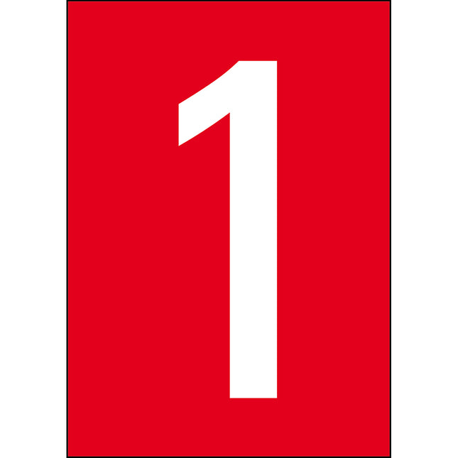 A4 Number and Letter Labels