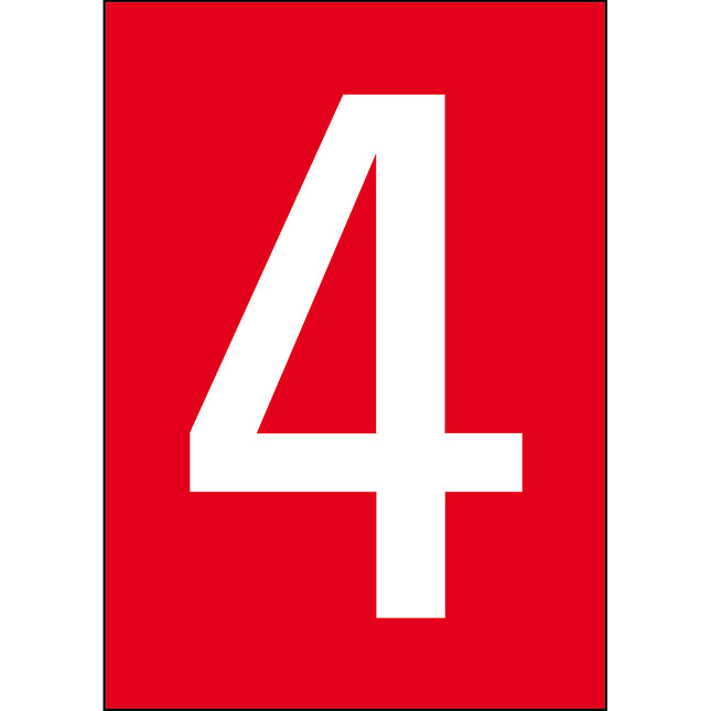 A4 Number and Letter Labels