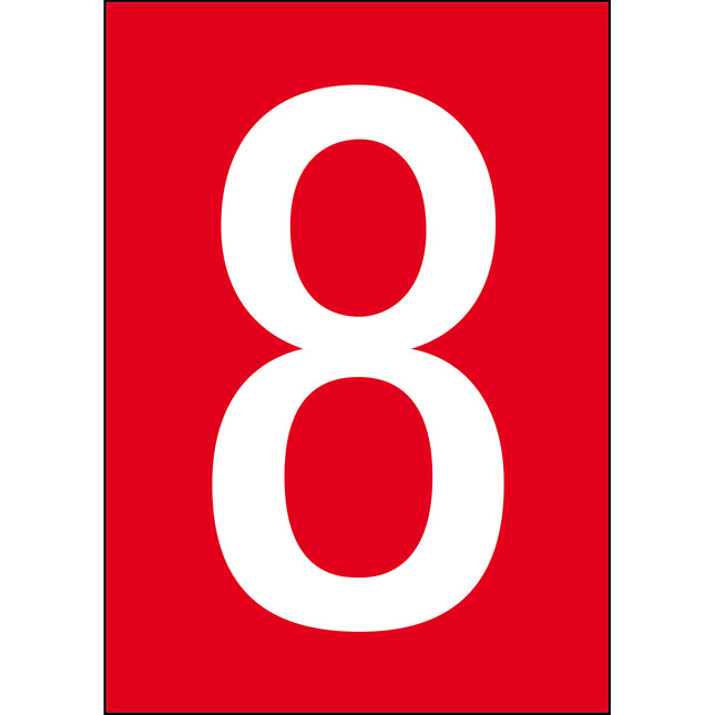 A4 Number and Letter Labels