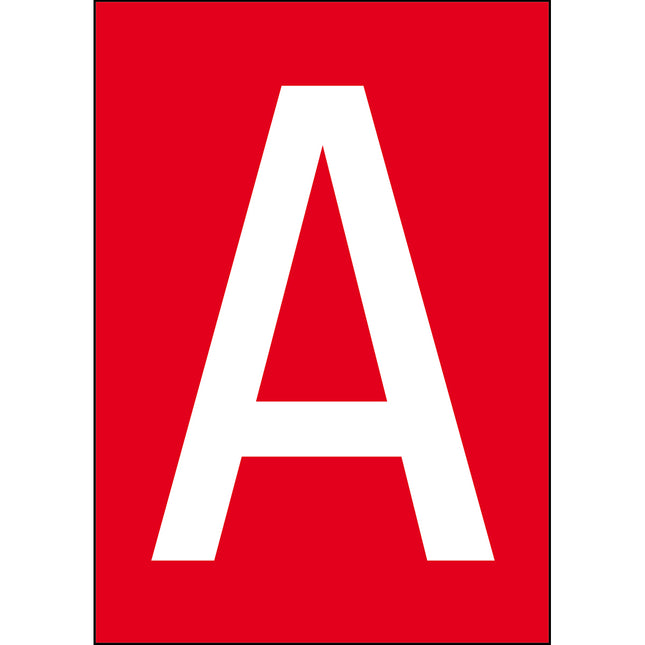 A4 Number and Letter Labels