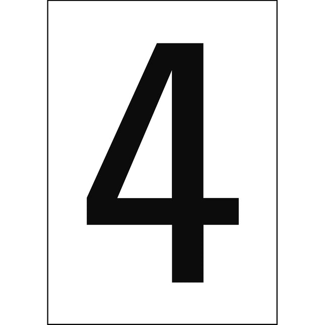 A4 Number and Letter Labels
