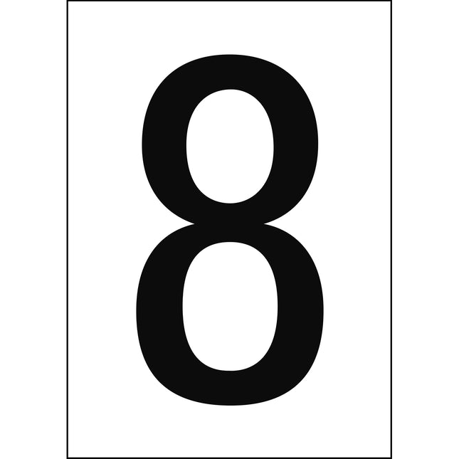 A4 Number and Letter Labels