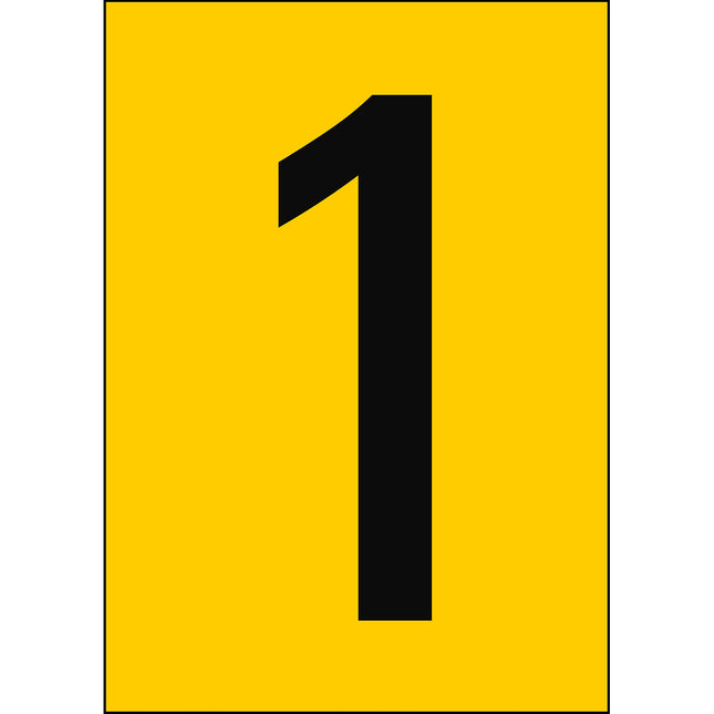 A4 Number and Letter Labels