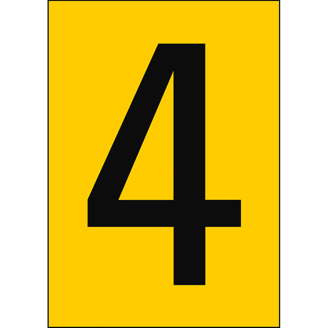 A4 Number and Letter Labels