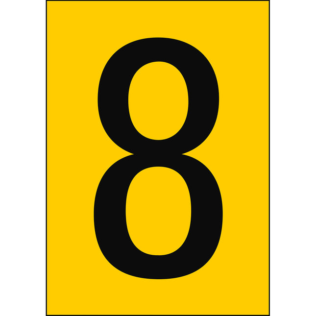 A4 Number and Letter Labels