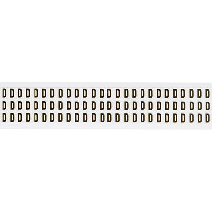 W05 Series Number and Letter Labels