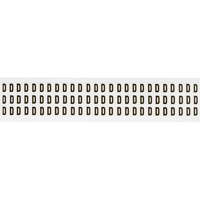 W05 Series Number and Letter Labels