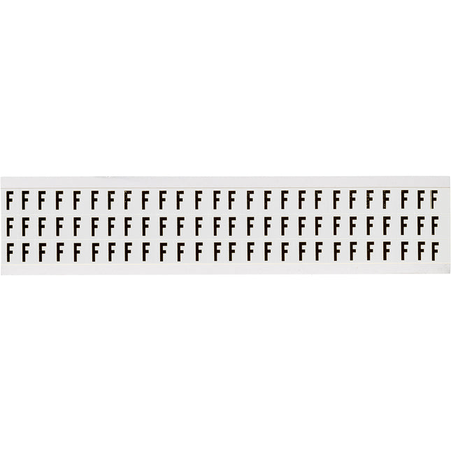 W05 Series Number and Letter Labels