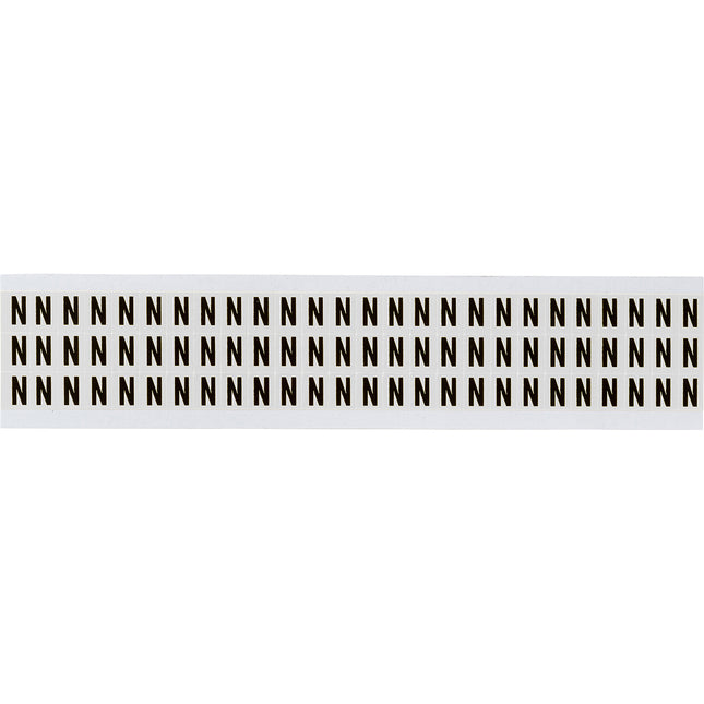W05 Series Number and Letter Labels