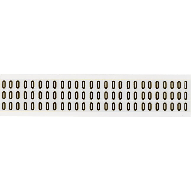 W05 Series Number and Letter Labels