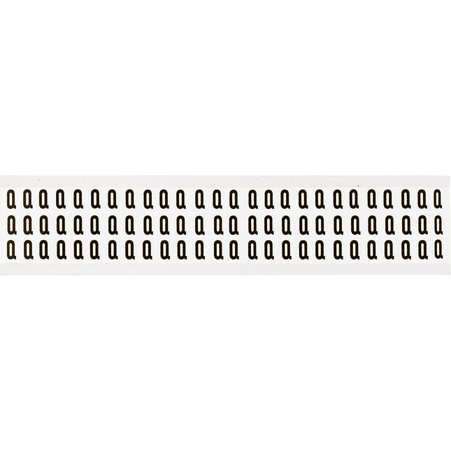W05 Series Number and Letter Labels