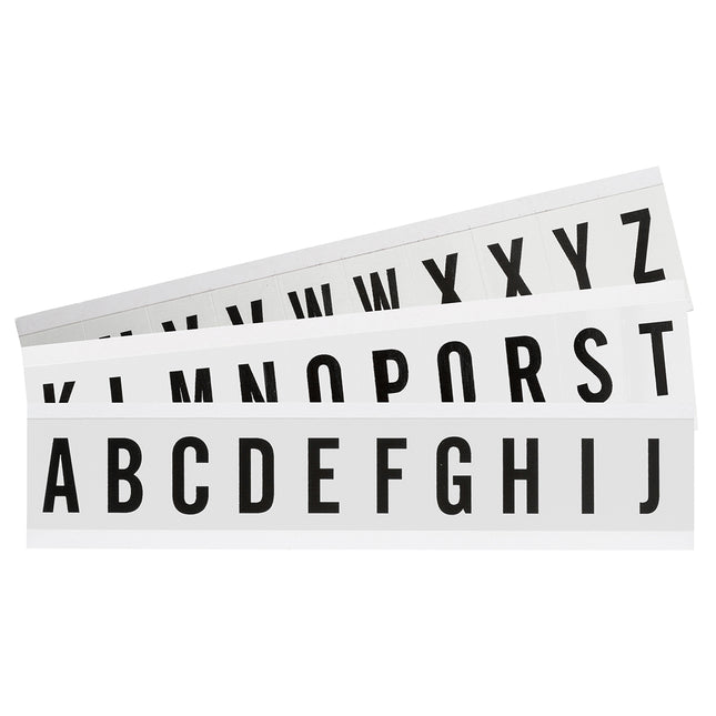 W15 Series Number and Letter Labels