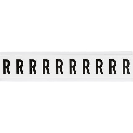 W15 Series Number and Letter Labels