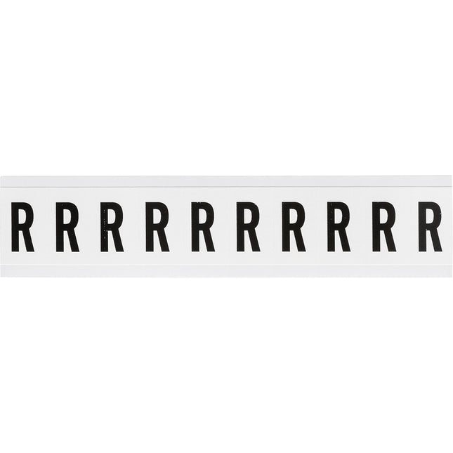 W15 Series Number and Letter Labels