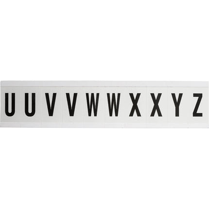 W15 Series Number and Letter Labels