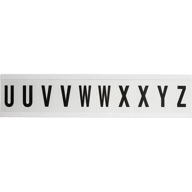 W15 Series Number and Letter Labels