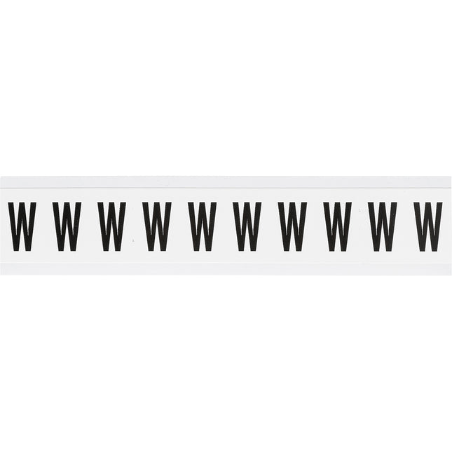 W15 Series Number and Letter Labels