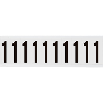 W225 Series Number and Letter Labels