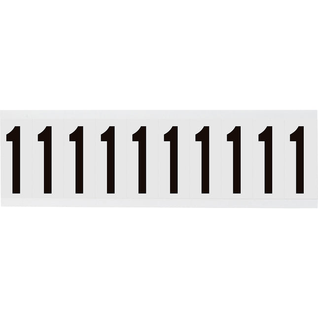 W225 Series Number and Letter Labels
